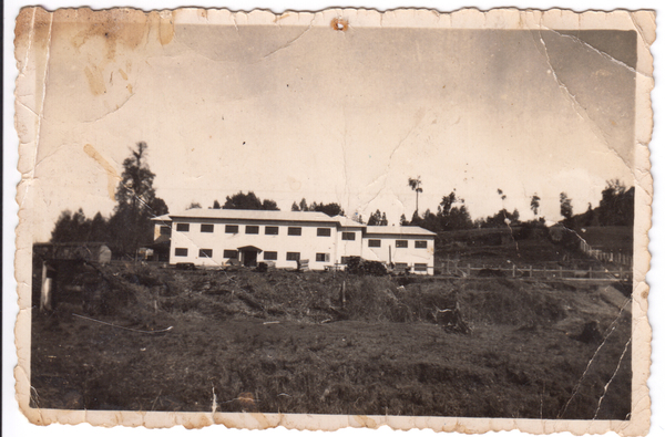 Vista posterior del hotel Riñihue