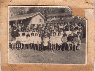 Alumnos escuela de Riñihue