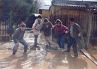 Inundación población Pedro Aguirre