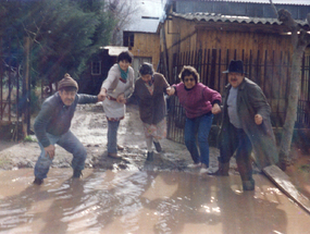 Inundación población Pedro Aguirre