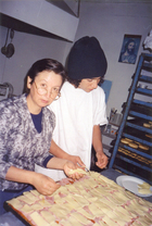 Haciendo pizzas