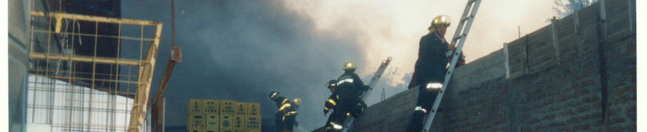 Incendio en el local de la verdulería en Balmaceda