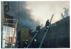 Incendio en el local de la verdulería en Balmaceda