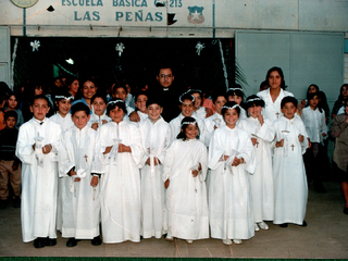 Primera comunión en el colegio