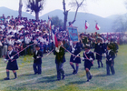 Desfile en cancha Minas Melón