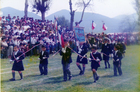 Desfile en cancha Minas Melón