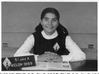 Sara a sus 12 años