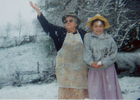 Recibiendo la nieve