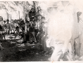 Niños de la población Santa Teresa