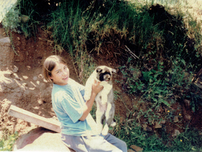 Yo y mi perrita Shakna