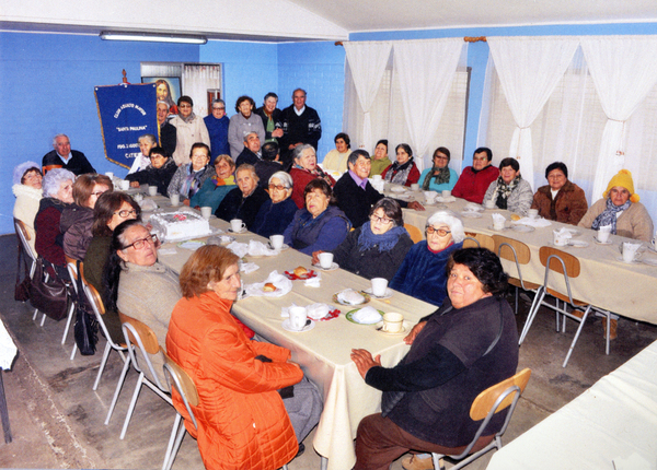 Once del club de adulto mayor Santa Paulina