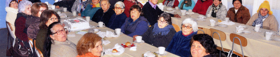 Once del club de adulto mayor Santa Paulina