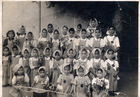 Niñas coro litúrgico Escuela Parroquial