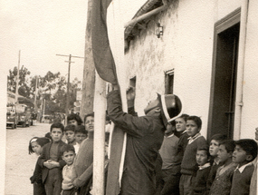 Niños en el centro de Puchuncaví