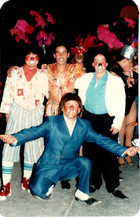 Tony Cachureo en el circo Timoteo