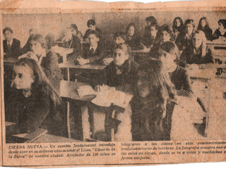 Generación mixta liceo Eduardo de la Barra