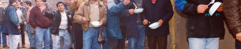 Olla común primera protesta