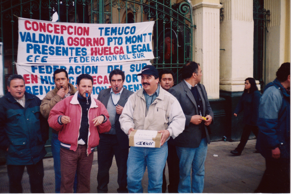 Primera protesta en democracia