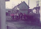 Grupo de amigos en calle Bueras