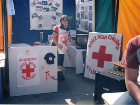 Juventud de la Cruz Roja en feria municipal