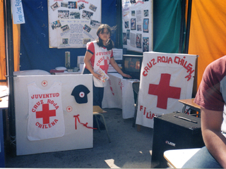 Juventud de la Cruz Roja en feria municipal
