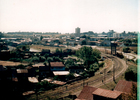 Vista entrada sur antigua estación de ferrocarriles
