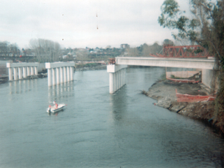 Construcción nuevo puente San Pedro