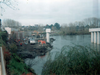 Construcción nuevo puente San Pedro