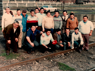 Trabajadores ferroviarios