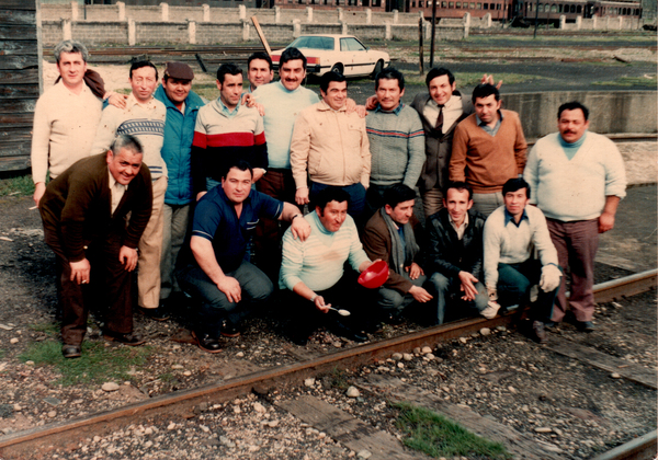 Trabajadores ferroviarios