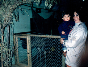 En Sago Fisur con mi hijo