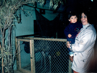 En Sago Fisur con mi hijo