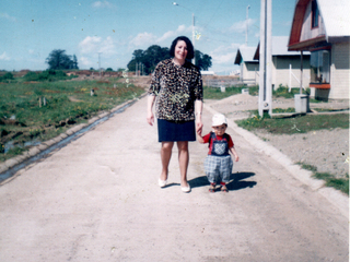 En Mirasur con mi hijo