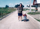 En Mirasur con mi hijo