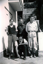 Foto de mi padre, tío, abuelo y padrino de mi hermana Marcela