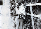 Mi abuelo con la tía Julia Quezada