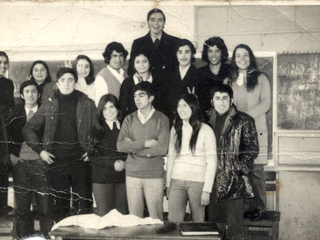 Alumnos del 4° año A de humanidades