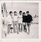 En la playa