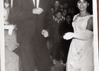 Leticia reina y acompañante