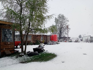 Nieve en el sur