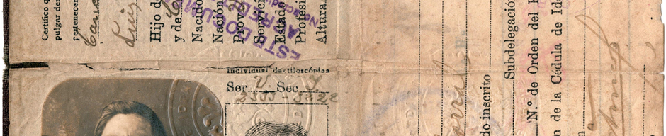 Cédula identidad de Luis Cancino Cancino