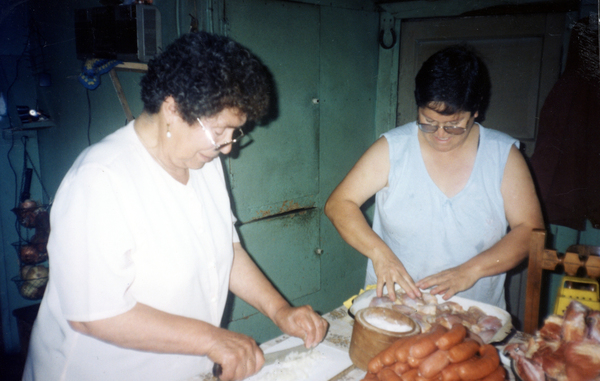 Preparando un curanto