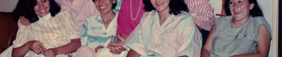 Lida García Quintana con sus sobrinas