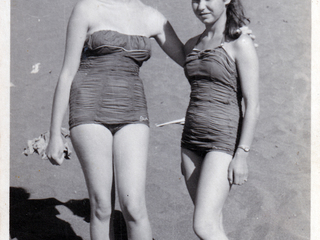Amigas en la playa