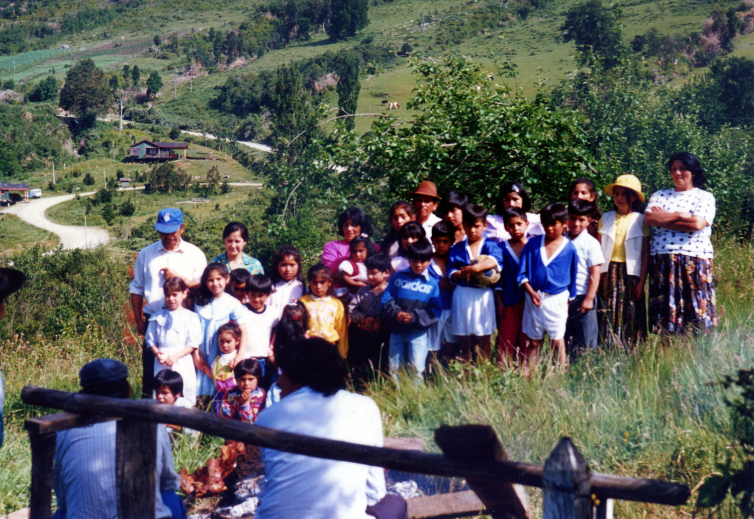 Esperando el asado de cordero Esperando el asado de cordero