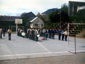 Banda escolar de la Escuela Mixta Superior N°1 de Lago Ranco