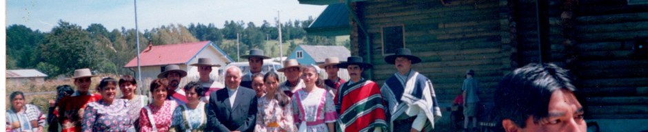 Durante la visita del Obispo