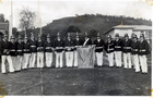 Desfile con estandarte