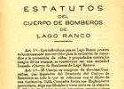 Estatutos del Cuerpo de Bomberos