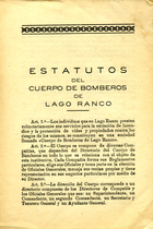 Estatutos del Cuerpo de Bomberos